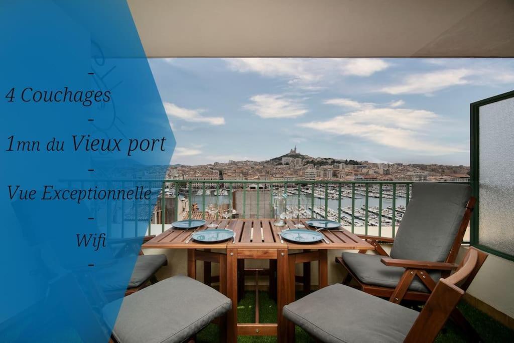 Terrace Apartment Old Port Exceptional View Marseille Extérieur photo