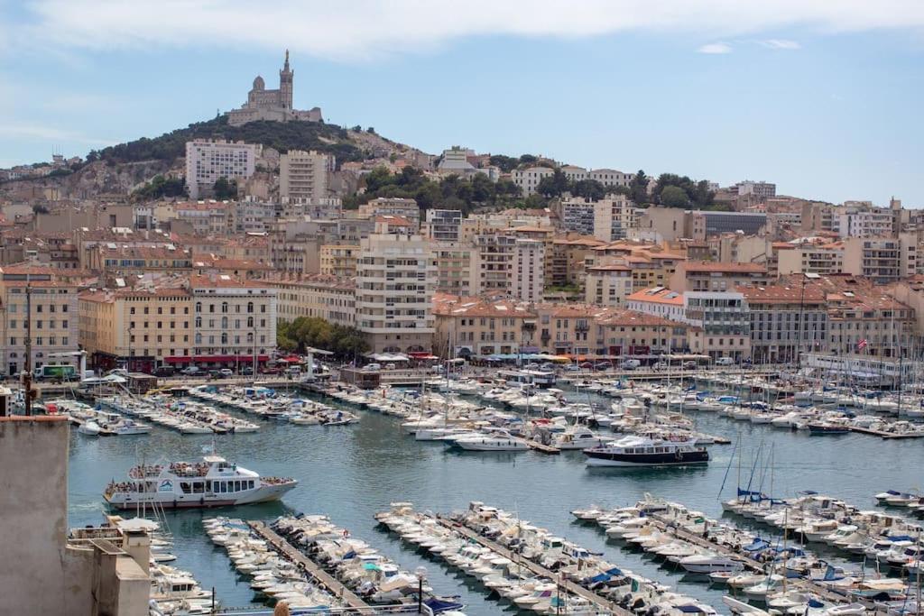 Terrace Apartment Old Port Exceptional View Marseille Extérieur photo