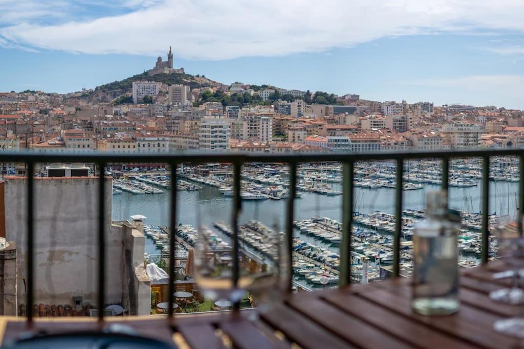 Terrace Apartment Old Port Exceptional View Marseille Extérieur photo